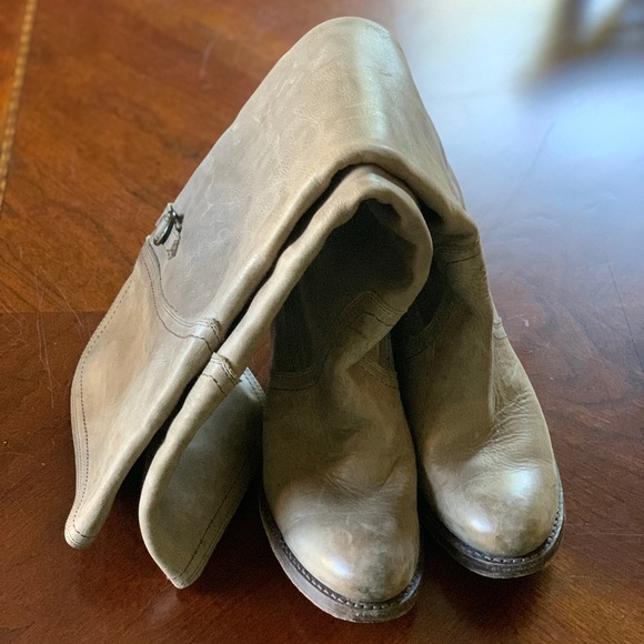 Frye grey over-the-knee boots - Picture 2 of 7